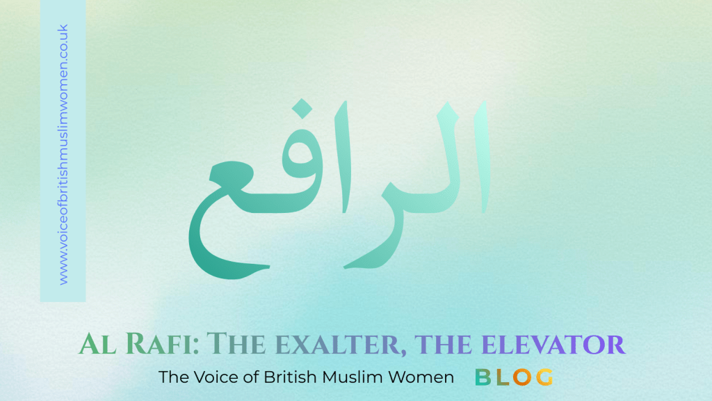 Al Rafi – The Exalter, The Elevator
