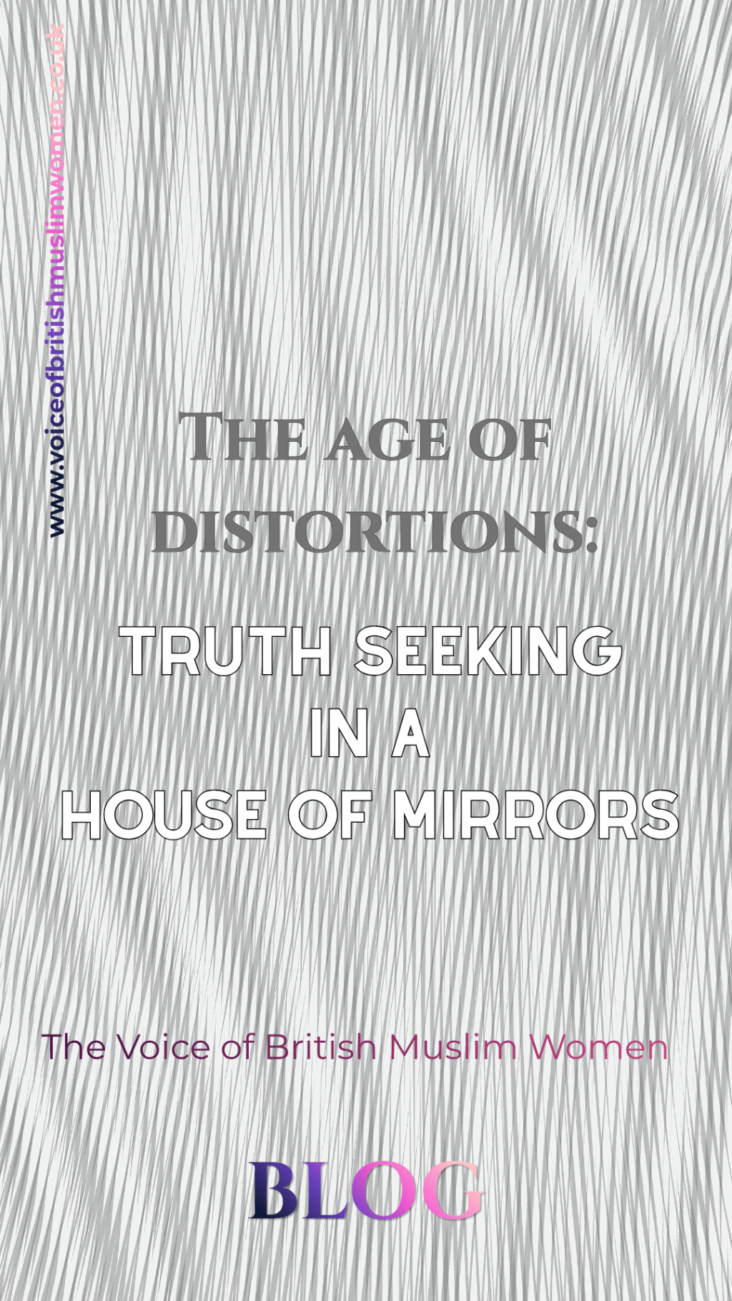 The Age of Distortions – Truth Seeking in a House of&nbsp;Mirrors