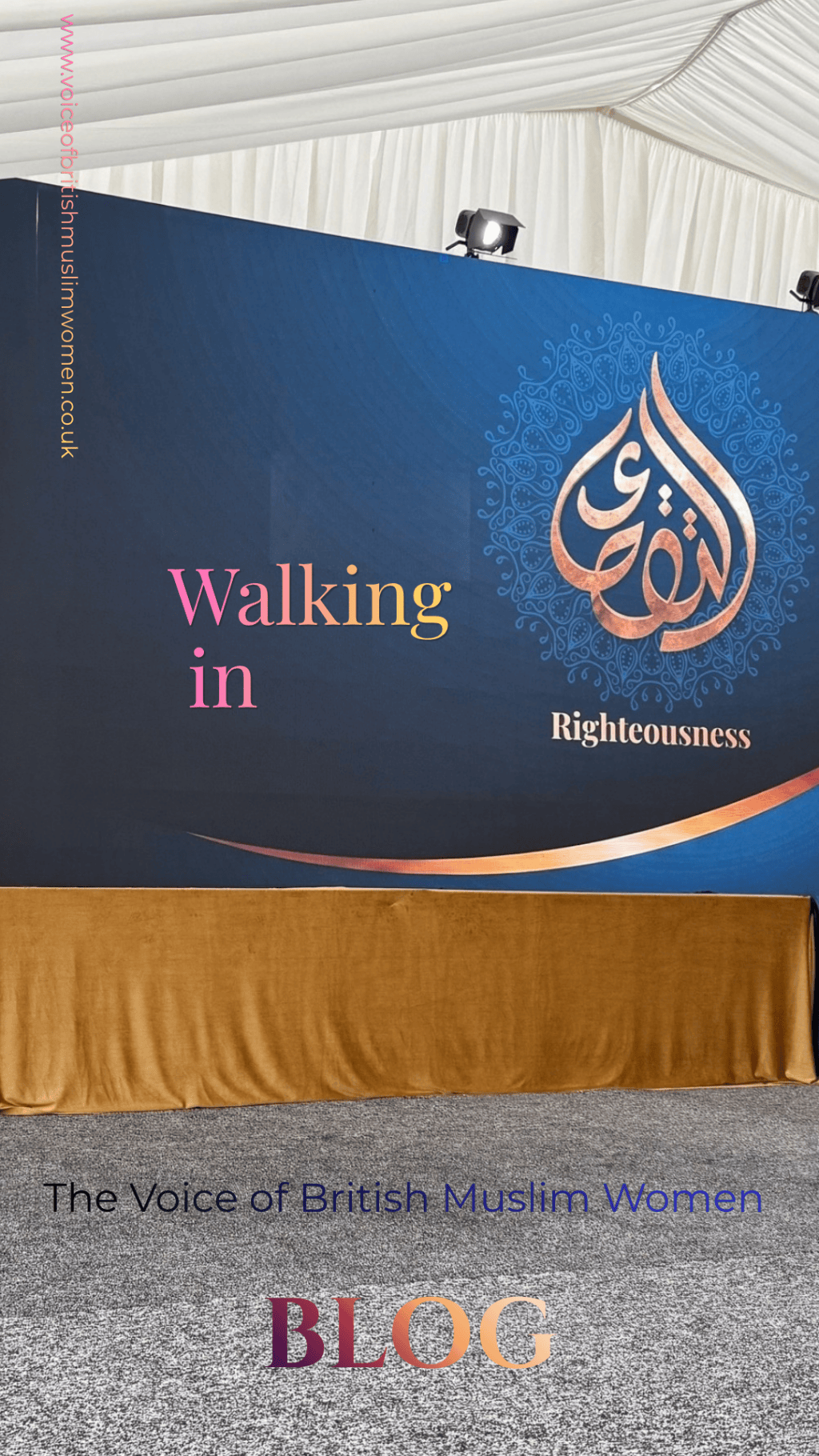 Walking in Righteousness